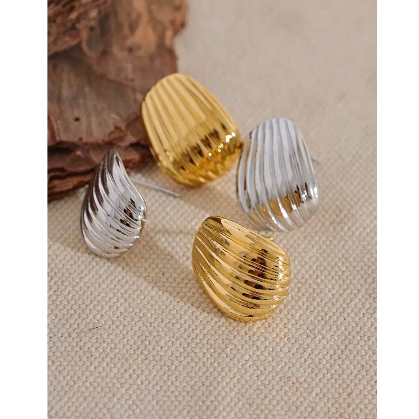 Shell Stud Earrings