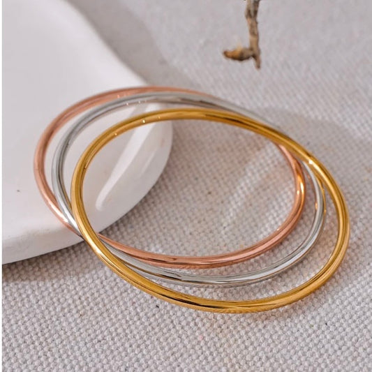 Round Stainless Bangle