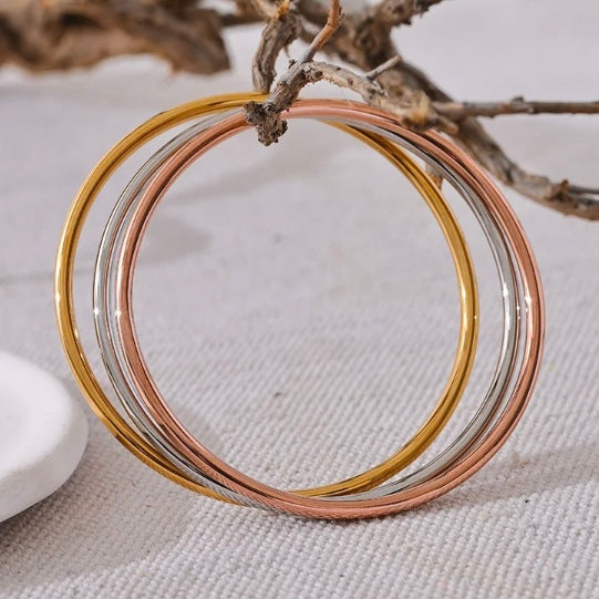 Round Stainless Bangle